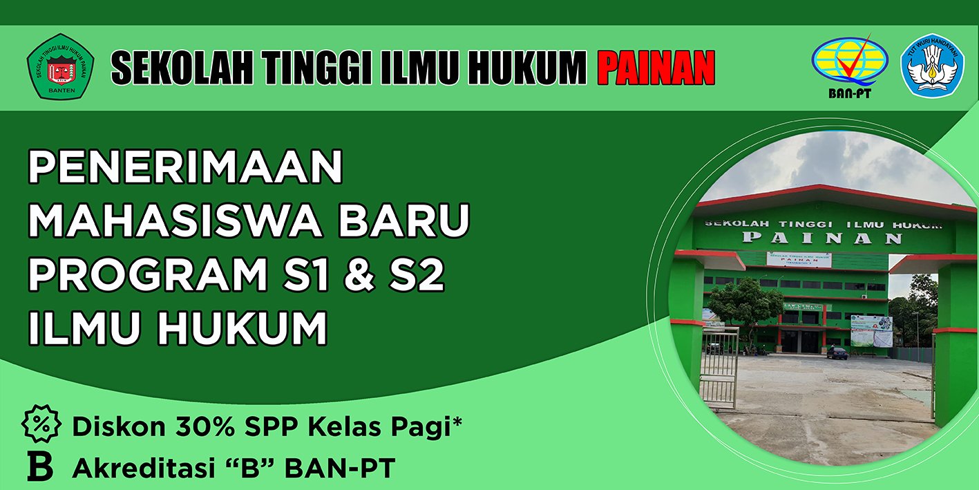 SELAMAT DATANG DI STIH PAINAN