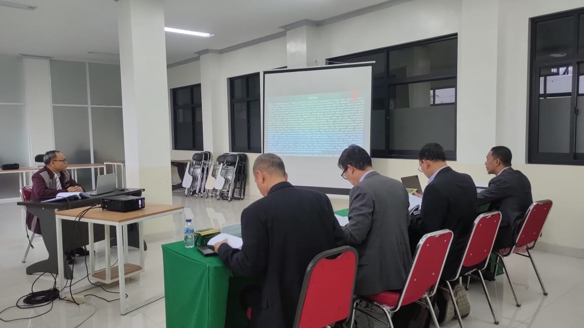 Sidang Tesis Pascasarjana STIH Painan