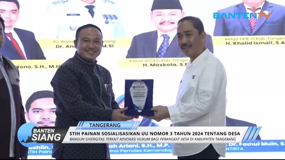 Seminar Nasional terkait Sosialisasi Undang-undang Nomor 3 tahun 2024 tentang Desa STIH Painan Bersama APDESI Kab.Tangerang