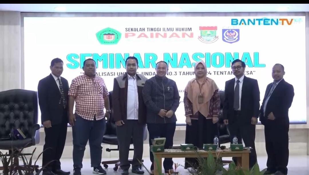 Seminar Nasional terkait Sosialisasi Undang-undang Nomor 3 tahun 2024 tentang Desa STIH Painan Bersama APDESI Kab.Tangerang